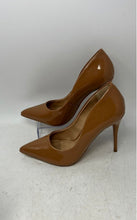 Load image into Gallery viewer, Steve Madden Womens Setria Brown Leather Slip-On Stiletto Pump Heels Size 9
