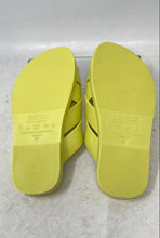Load image into Gallery viewer, Melissa Womens Light Green Open Toe Slip-On Flat Slide Sandals Size 5

