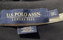 Load image into Gallery viewer, U.S. Polo Assn. Mens Black Cotton Short Sleeve Regular Fit Polo Shirt Size 3XL
