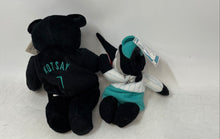 Load image into Gallery viewer, Florida Marlins Mascot Collectible Plush Toys Black Bear And Bird Souvenir 2 Pcs
