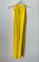 Load image into Gallery viewer, New York &amp; Company Womens Yellow Sleeveless Halter Neck Maxi Dress Size Medium
