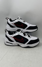 Load image into Gallery viewer, Nike Mens Air Monarch IV 416355-101 White Black Leather Sneakers Shoes Size 11 W
