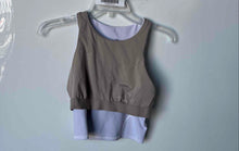 Load image into Gallery viewer, Lululemon Womens Taupe Sleeveless Collarless Crew Neck Cropped Tank Top Size 6
