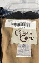 Load image into Gallery viewer, Cripple Creek Mens Black Leather V-Neck Pockets Lined Snap Front Vest Size 3XL
