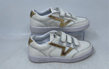Load image into Gallery viewer, Vans Unisex Lowland CC White Gold Hook And Loop Sneaker Shoes Size M3.5 W5

