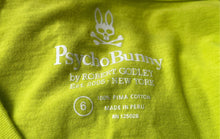Load image into Gallery viewer, Psycho Bunny Mens Green Pima Cotton Short Sleeve V-Neck T-Shirt Size 6
