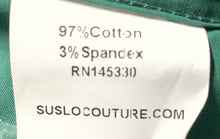 Load image into Gallery viewer, Suslo Couture Mens Green Long Sleeve Slim Fit Button-Up Shirt Size XL With Tag
