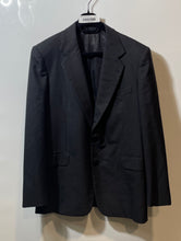 Load image into Gallery viewer, MGL Mens Black Long Sleeve Notch Lapel Pockets One Button Blazer No Size
