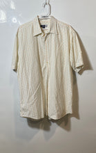 Load image into Gallery viewer, Thomas Elliott Mens Beige Collared Short Sleeve Button-Up Shirt Size XXL
