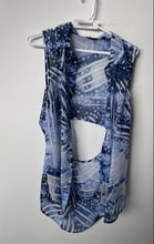 Load image into Gallery viewer, Jessica Simpson Womens Multicolor Printed Button Front Cut Out Blouse Top Size L

