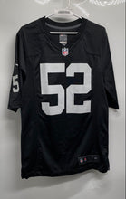 Load image into Gallery viewer, Nike Mens Black Oakland Raiders Khalil Mack #52 Football Jersey Size Small
