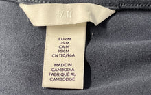 Load image into Gallery viewer, H&amp;M Womens Gray Long Sleeve Square Neck Stretch Pullover Blouse Top Size Medium
