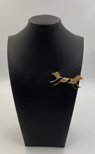 Load image into Gallery viewer, &#39;Authentic Swarovski Women&#39;s Black/Gold Tone Brooch
