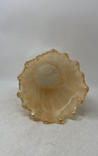 Load image into Gallery viewer, Murano Gold Peach Glass Home Decorative Swirl Pattern Flower Vase Collectible
