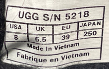 Load image into Gallery viewer, UGG Womens Sunburst Tall 5218 Black Suede Round Toe Snow Boots Size 8
