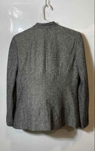 Load image into Gallery viewer, Liz Claiborne Womens Gray Long Sleeve Pockets Military Jacket Size 8 Petite
