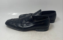Load image into Gallery viewer, Donald J. Pliner Mens Black Leather Square Toe Slip-On Loafer Shoes Size 12 M
