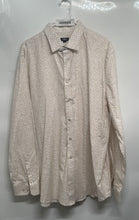 Load image into Gallery viewer, Express 1MX Mens Brown Printed Slim Long Sleeve Button-Up Shirt Size XL
