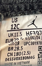 Load image into Gallery viewer, Nike Boys Air Jordan 5 Retro Black Gray Lace-Up Sneaker Shoes Size 12C
