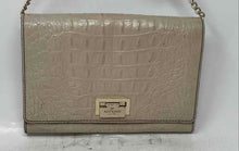 Load image into Gallery viewer, Kate Spade New York Womens Harwood Place Fiona Beige Croc Embossed Crossbody Bag
