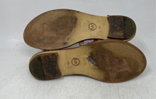 Load image into Gallery viewer, Michael Kors Womens Sondra Brown Leather Open-Toe Buckle Thong Sandals Size 9M
