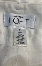 Load image into Gallery viewer, Ann Taylor Loft Womens White Flat Front Pockets Wide-Leg Dress Pants Size 4
