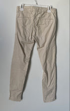 Load image into Gallery viewer, Zara Mens Beige Flat Front Pockets Skinny Leg Chino Pants Size 30
