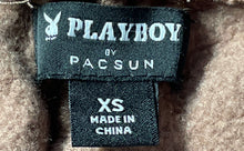 Load image into Gallery viewer, Playboy By Pacsun Womens Brown Flower Camp Elastic Waist Sweatpants Size XS
