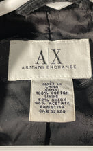 Load image into Gallery viewer, Armani Exchange Mens Black Long Sleeve Single-Breasted Peak Lapel Blazer Size L
