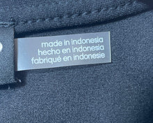 Load image into Gallery viewer, Karl Lagerfeld Paris Womens Black Short Sleeve Pleated Hem Blouse Top Size M
