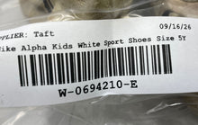 Load image into Gallery viewer, Nike Kids Alpha Menace 3 Shark CV0581-100 White Sport Football Cleats Size 5Y
