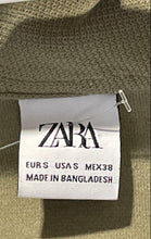 Load image into Gallery viewer, Zara Mens Green Short Sleeve Collared Golf Polo Shirt Size Small
