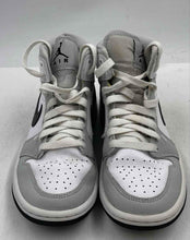 Load image into Gallery viewer, Authentic Nike Womens Air Jordan 1 Mid Gray White Black Sneaker Shoes Size 6
