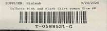 Load image into Gallery viewer, Talbots Womens Pink And Black Geometric Print Straight &amp; Pencil Skirt Size 6P
