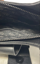 Load image into Gallery viewer, Steve Madden Womens Black Leather Inner Pocket Double Handle Shoulder Bag

