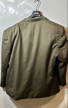 Load image into Gallery viewer, F.R. Tripler &amp; Co. Mens Green Wool Pockets Three-Button Blazer Jacket Size 54R
