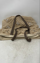 Load image into Gallery viewer, America &amp; Beyond Womens Cream Matte Inner Pockets Double Handles Tote Bag

