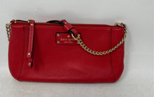Load image into Gallery viewer, Kate Spade New York Womens Byrd Wellesley Red Pebbled Leather Shoulder Purse
