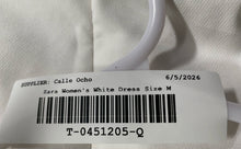 Load image into Gallery viewer, Zara Womens White Sleeveless Cut Out Waist Regular Fit Back Zip Maxi Dress Sz M
