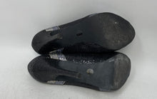Load image into Gallery viewer, Worthington Womens Lana Silver Black Gray Glitter Peep Toe Pump Heels Size 7M
