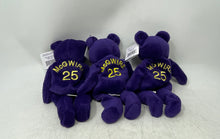 Load image into Gallery viewer, Salvino's Bamm Beano's Mark McGwire #25 Purple Collectible Plush Bears Set 6 Pcs
