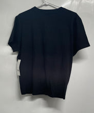 Load image into Gallery viewer, DKNY Womens Black Cotton Front Knot Sport Rhinestone Pullover T-Shirt Sz L W/Tag
