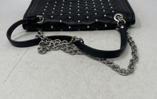 Load image into Gallery viewer, Zara Basic Womens Black Quilted Leather Chain Strap Flap Over Crossbody Handbag
