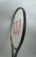 Load image into Gallery viewer, Wilson Titanium Series Stretch Ti Silver And Gold Color Tennis Racket With Case
