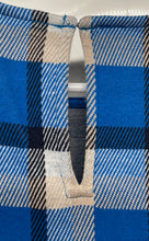 Load image into Gallery viewer, Ann Taylor Womens Blue Multi Plaid Short Sleeve Blouse Top Size Medium
