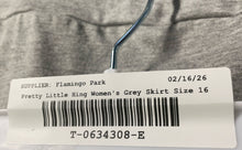 Load image into Gallery viewer, Prettylittlething Womens Gray Elastic Waist Stretch Pull-On Maxi Skirt Size 16
