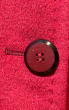 Load image into Gallery viewer, Ellen Tracy Womens Red Pockets Single Breasted Long Sleeve Pea Coat Size 14
