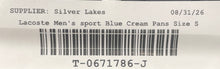 Load image into Gallery viewer, Lacoste Mens Blue Cream Colorblock Waterproof Pull-On Sports Sweatpants Size S
