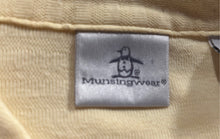 Load image into Gallery viewer, Penguin Munsingwear Womens Yellow Striped Short Sleeve Polo Shirt Size XL
