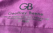 Load image into Gallery viewer, Geoffrey Beene Mens Purple Collared Long Sleeve Dress Shirt Size 17
